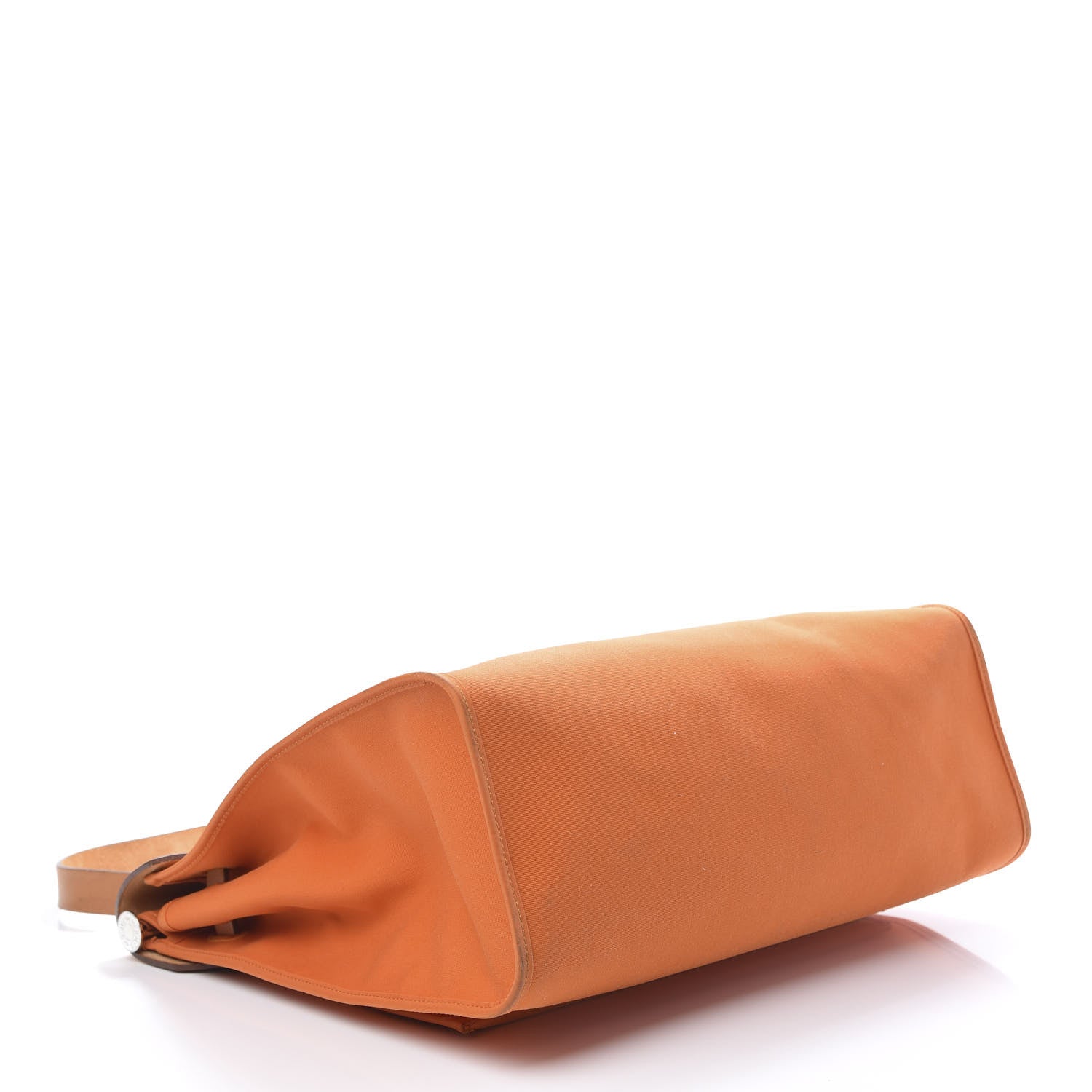 Hermes Vache Hunter Toile Herbag Zip 39 PM Orange 6 of 19