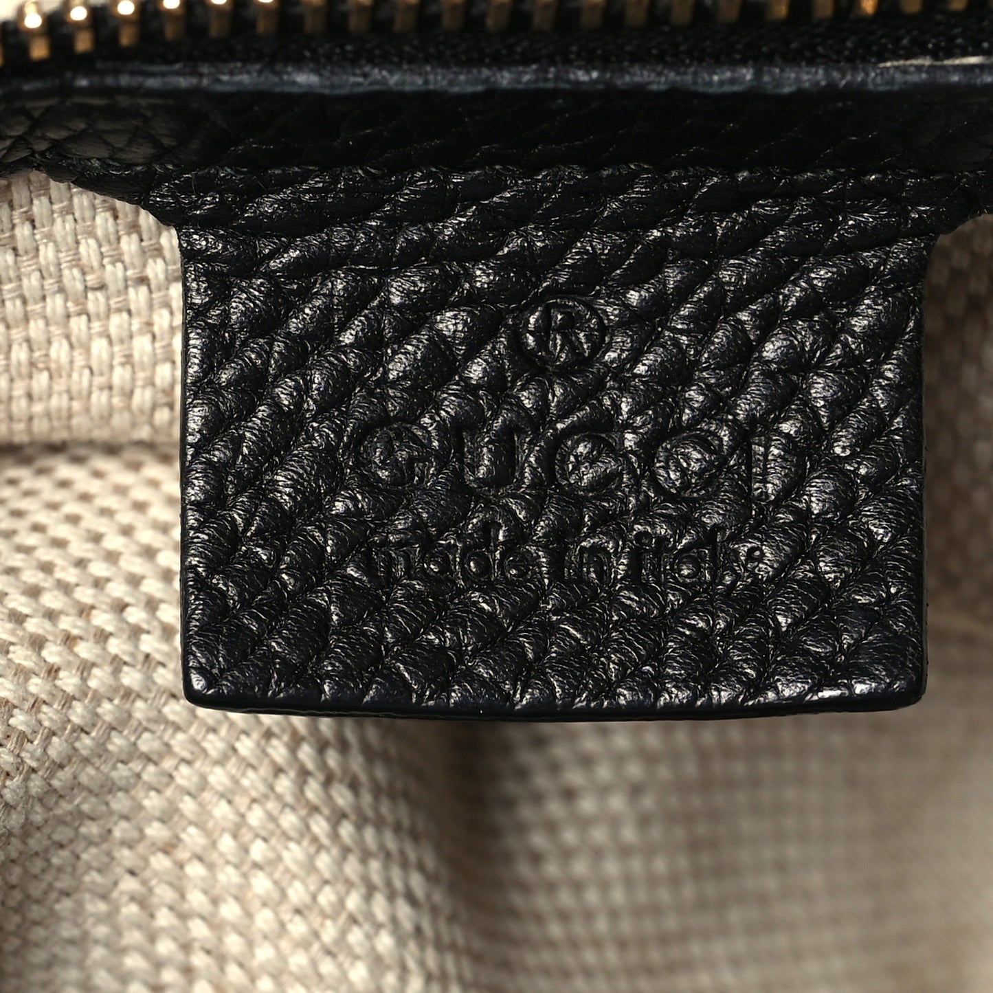 Pebbled Calfskin Medium Soho Chain Shoulder Bag Black