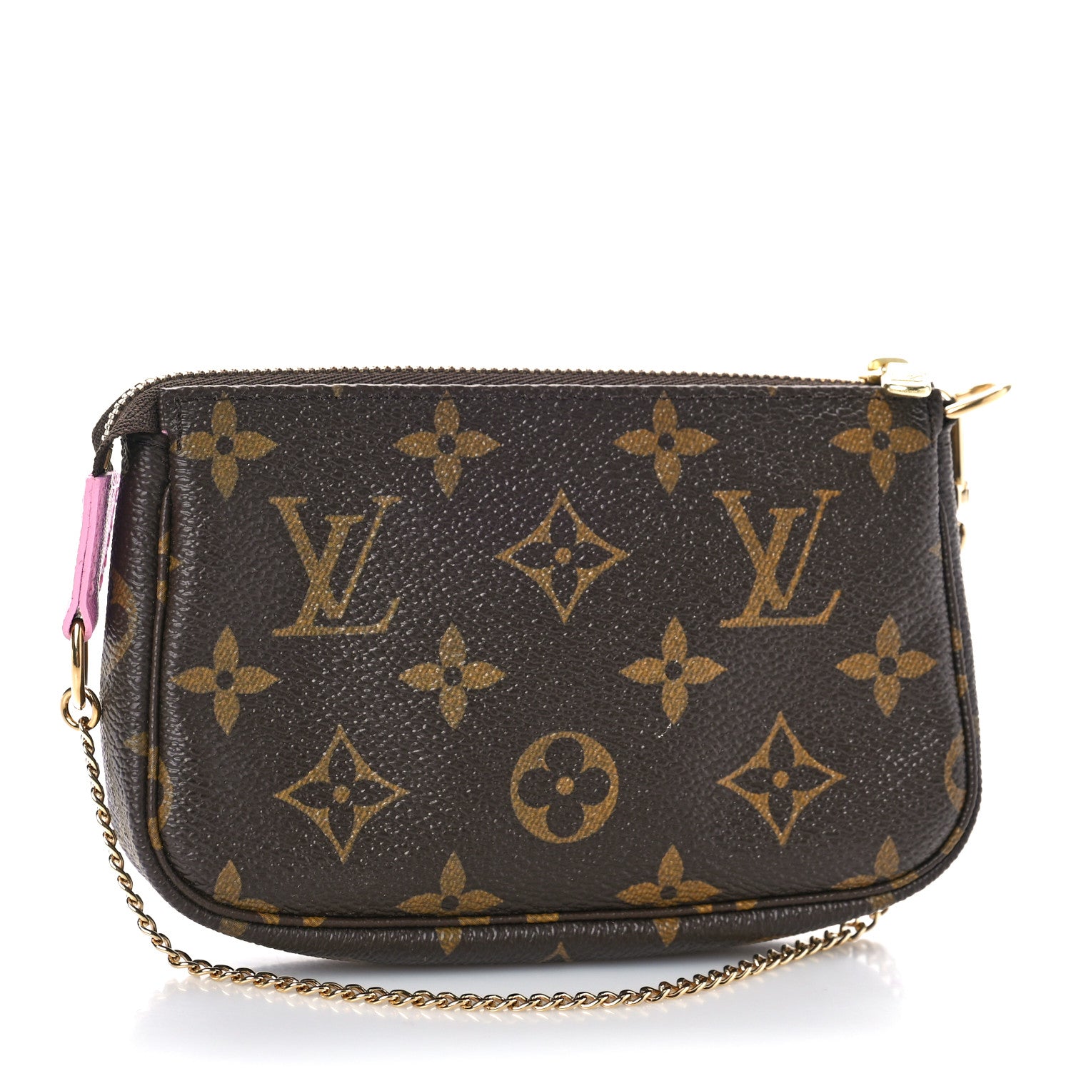 Louis Vuitton Monogram 2022 Christmas Animation Paris Mini Pochette Accessories Pink 3 of 9