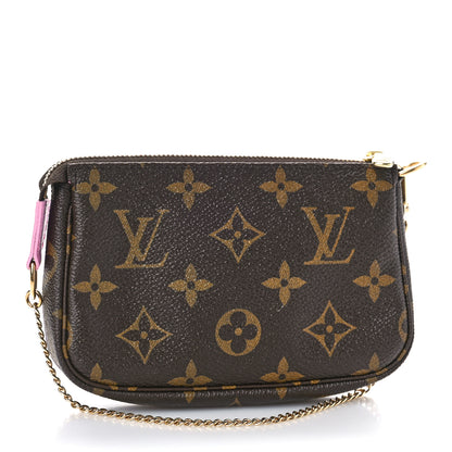 Louis Vuitton Monogram 2022 Christmas Animation Paris Mini Pochette Accessories Pink 3 of 9