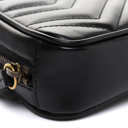 Gucci Calfskin Matelasse GG Marmont Wristlet Black 10 of 12