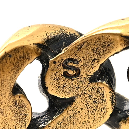 Christian Dior Metal Montaigne 30 Chain Ring S Antique Gold 5 of 5