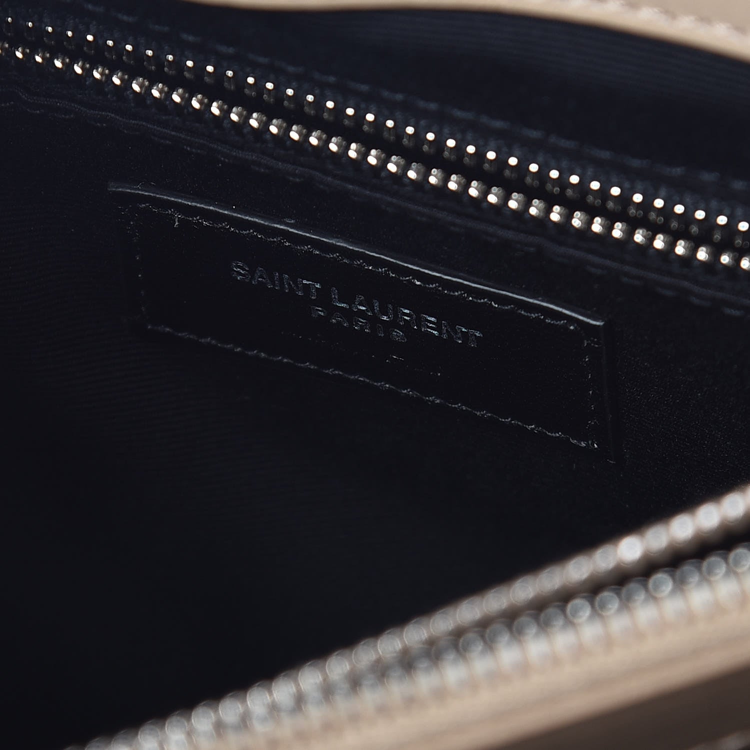 Saint Laurent Calfskin Y Quilted Monogram Medium Loulou Chain Satchel Dark Beige 7 of 10