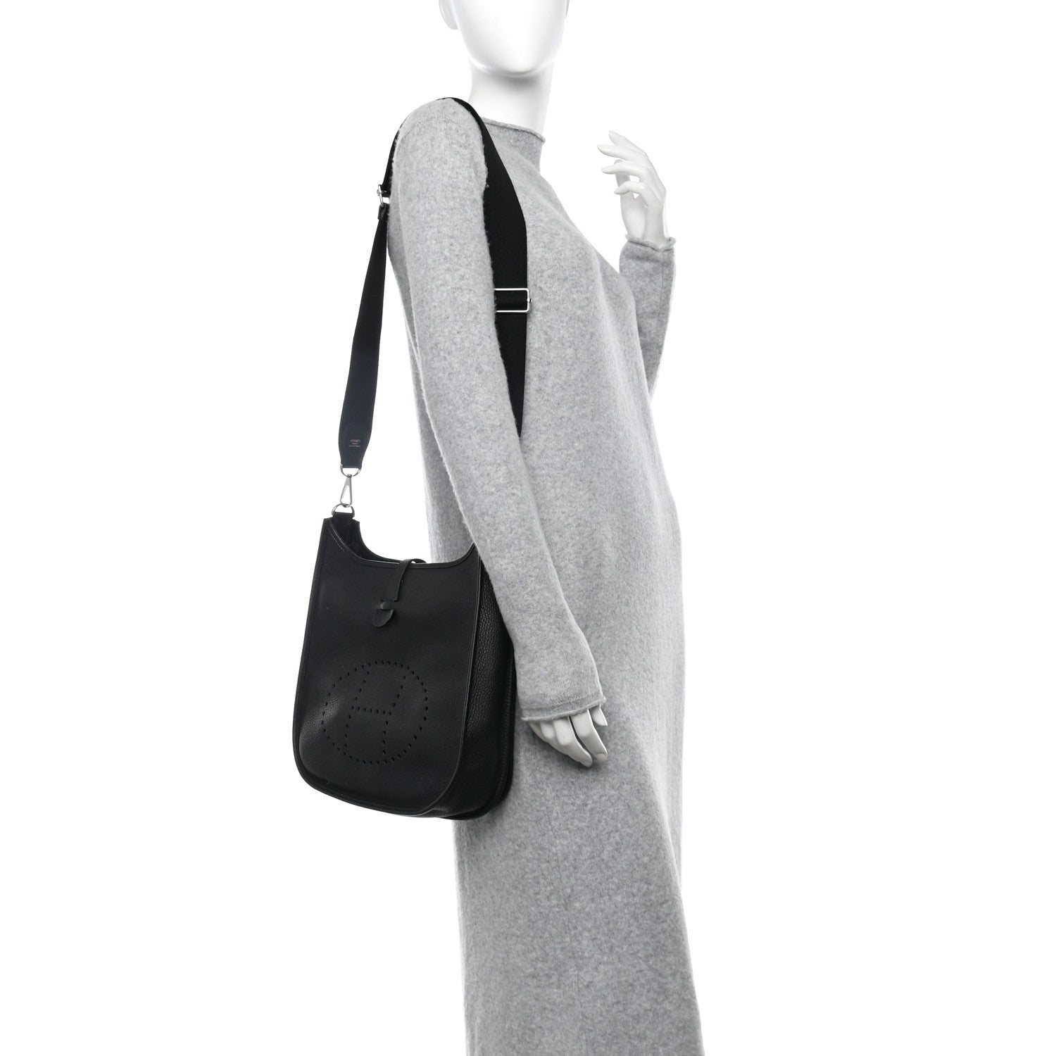 Hermes Taurillon Clemence Evelyne III PM Black 2 of 11