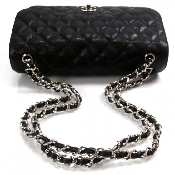 Chanel Caviar Jumbo Flap Black 5 of 11