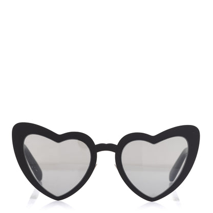 Saint Laurent Acetate Loulou SL196 Sunglasses Black 2 of 9