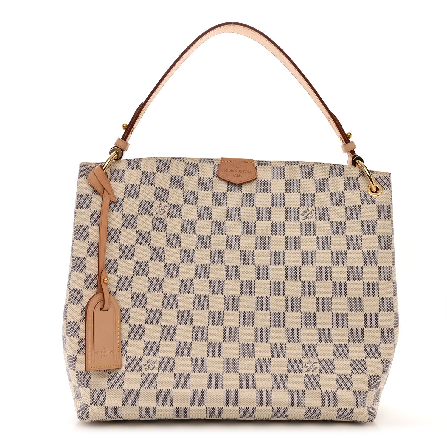Louis Vuitton Damier Azur Graceful PM Rose Ballerine 1 of 10
