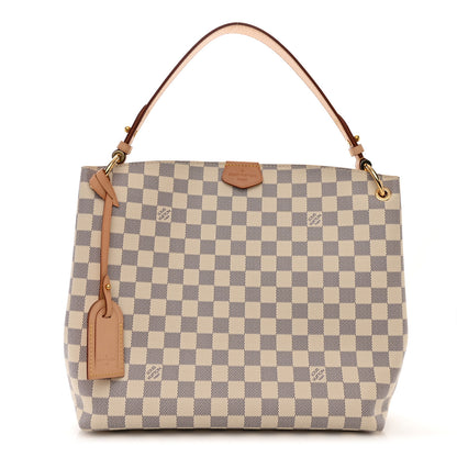 Louis Vuitton Damier Azur Graceful PM Rose Ballerine 1 of 10