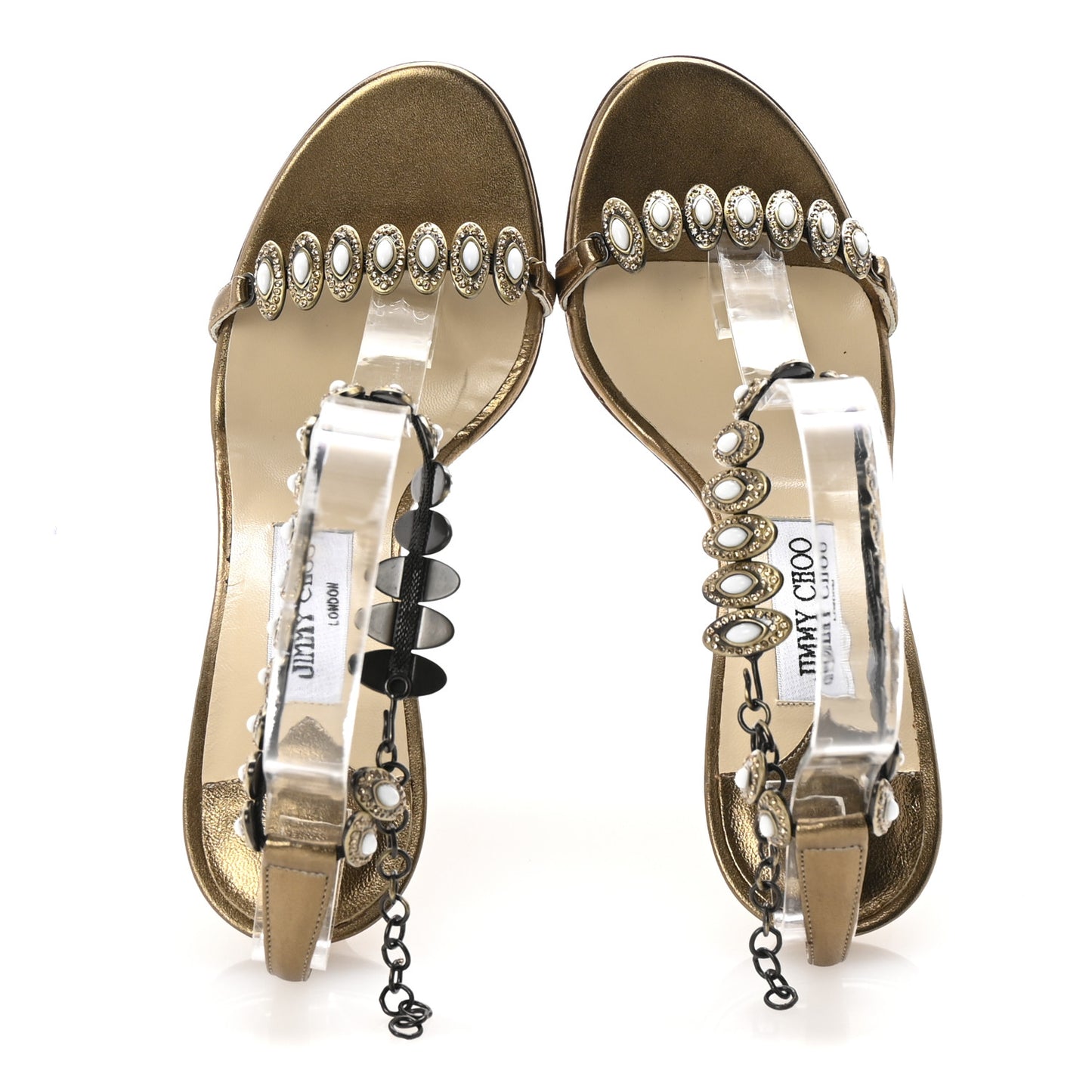 Metallic Nappa Glory 85 Pumps 37 Gold