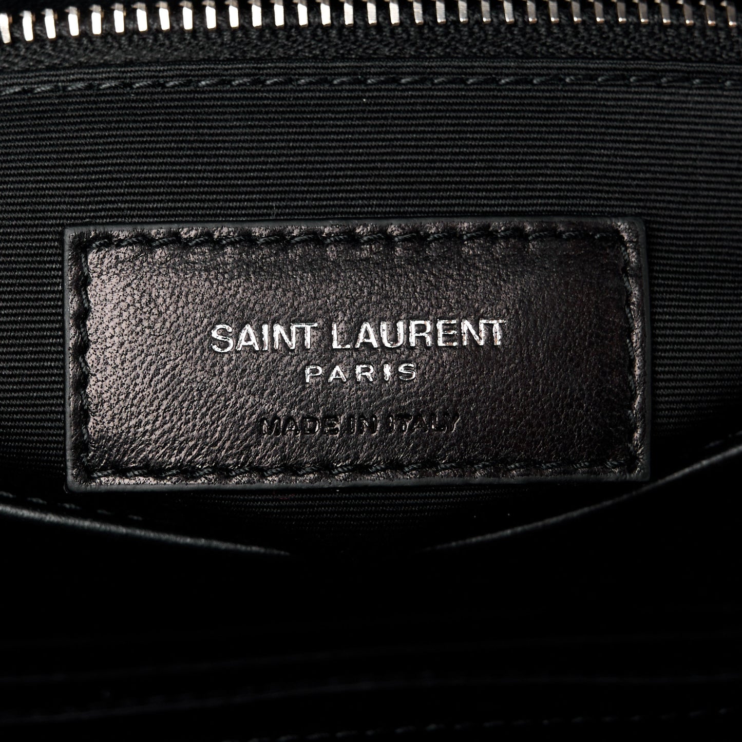 Calfskin Y Quilted Monogram Toy Loulou Crossbody Bag Black