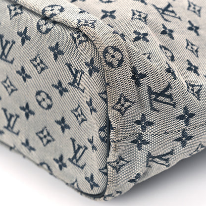 Louis Vuitton Mini Monogram Lucille GM Blue 7 of 8