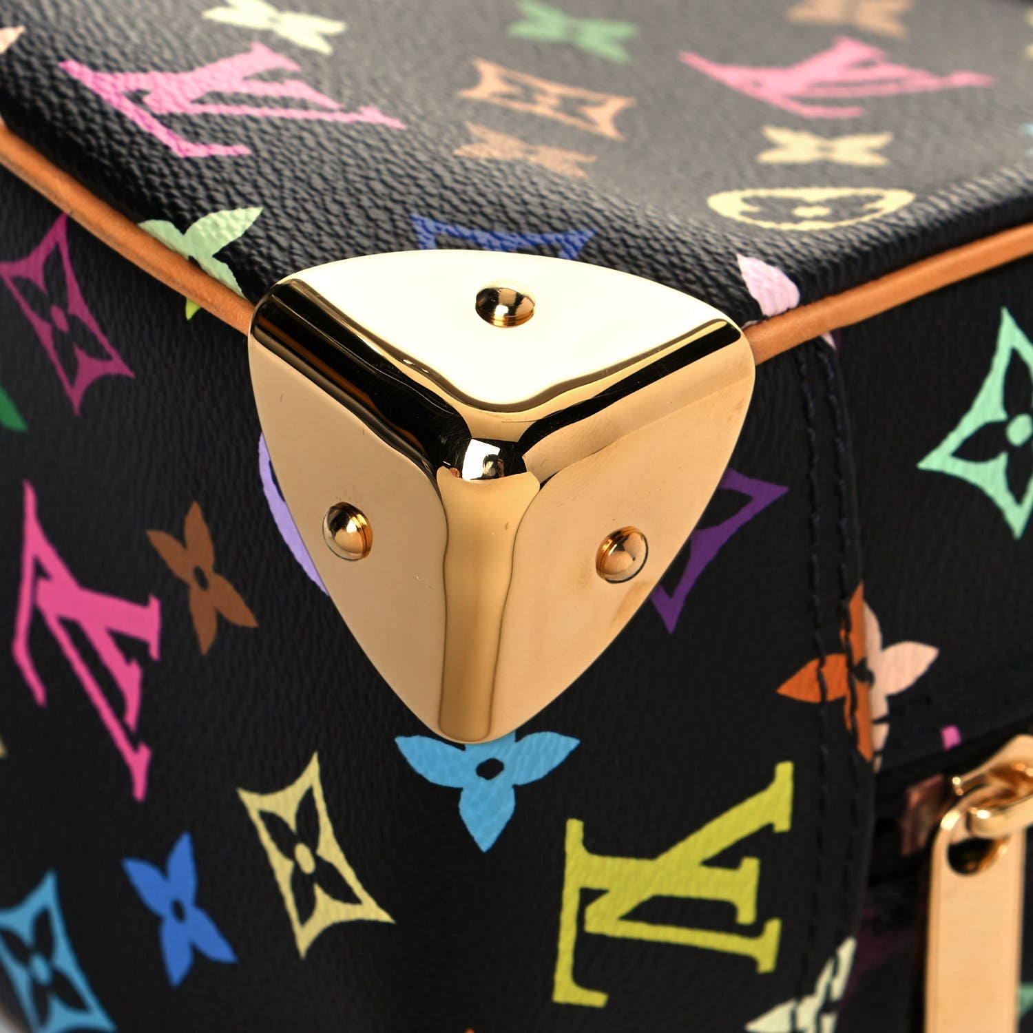 Louis Vuitton Monogram Multicolor Trouville Black 9 of 9