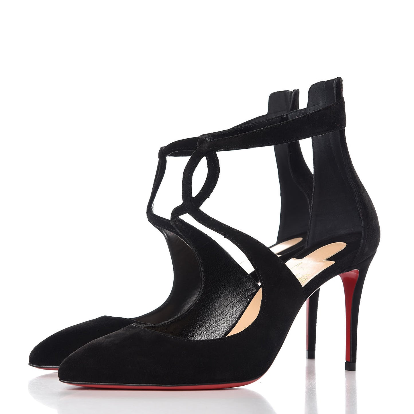 Veau Velours Rosas 85 Pumps 36 Black
