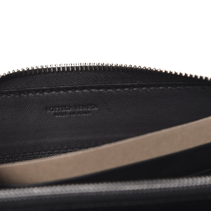 Bottega Veneta Nappa Intrecciato Zip Around Wallet Black 6 of 7