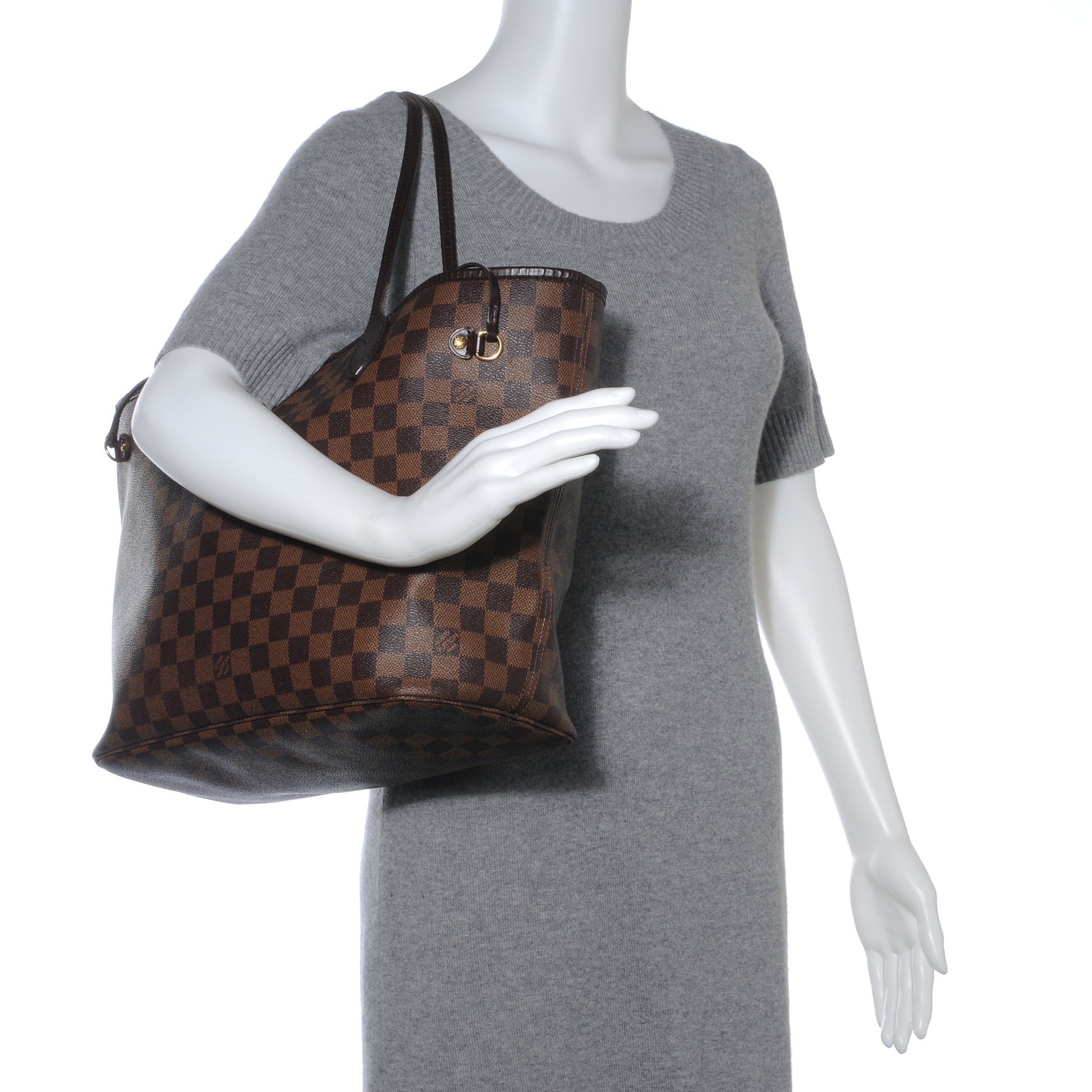 Louis Vuitton Damier Ebene Neverfull MM 2 of 7