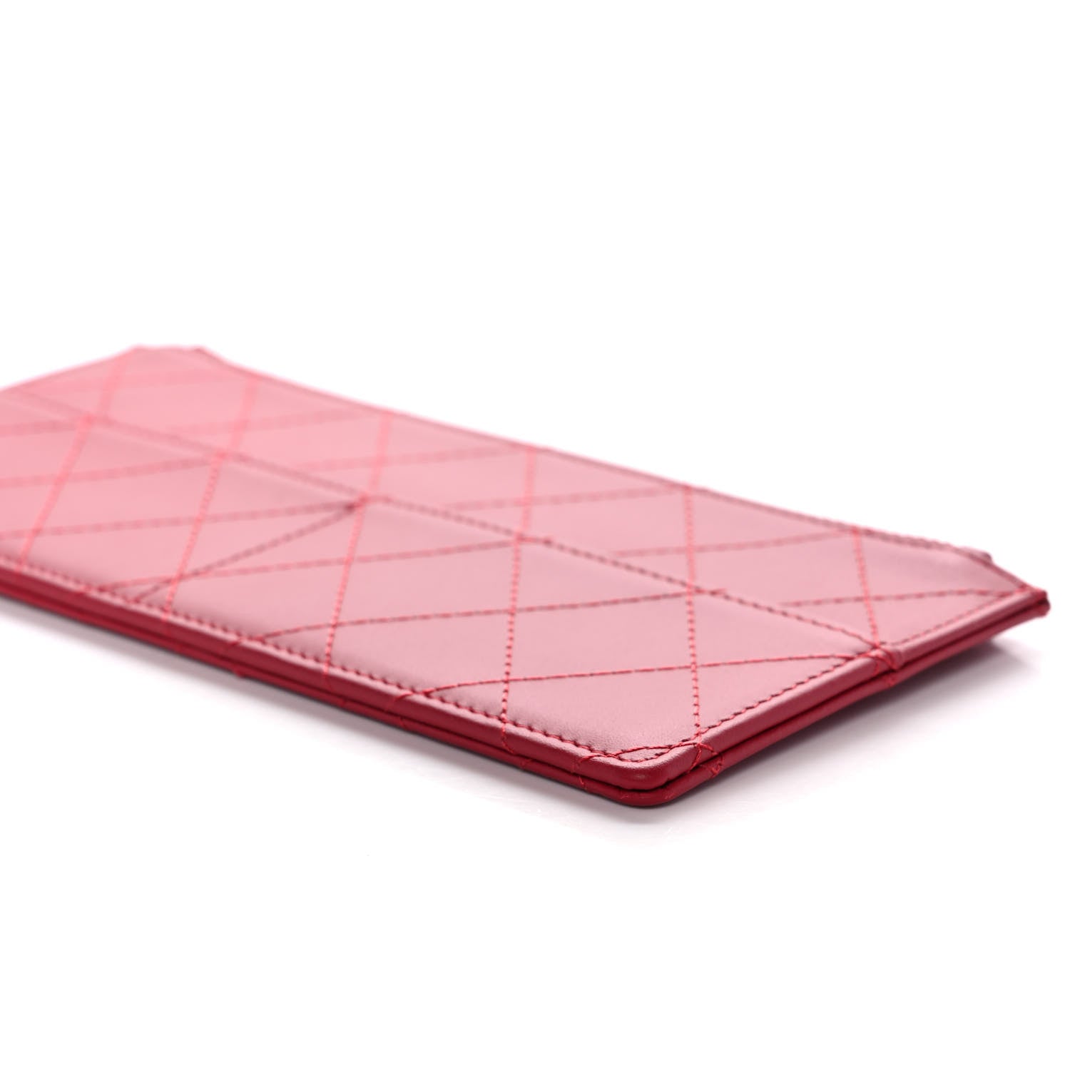 Chanel Calfskin Stitched Removable Insert Red 8 of 8