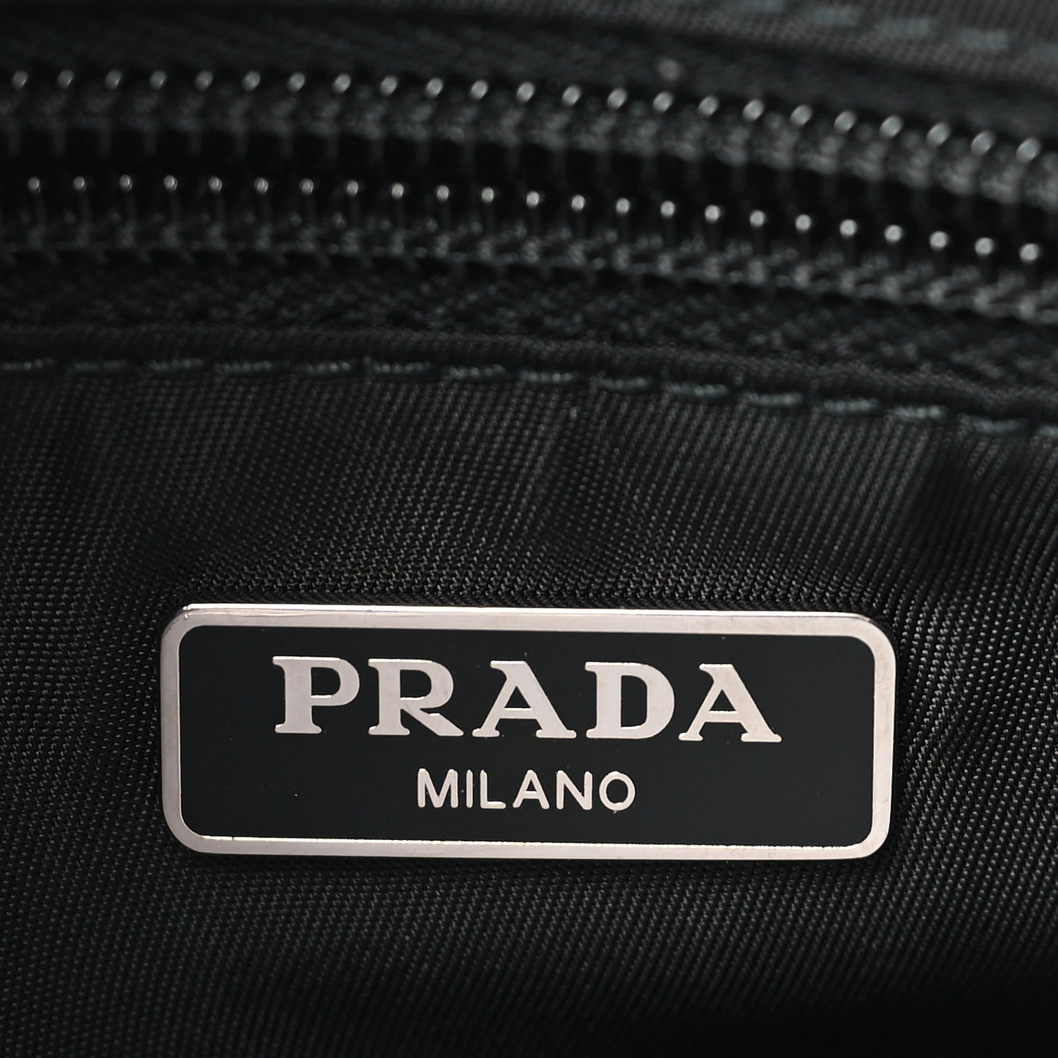 Prada Nylon Vela Cosmetic Pouch Black 6 of 8