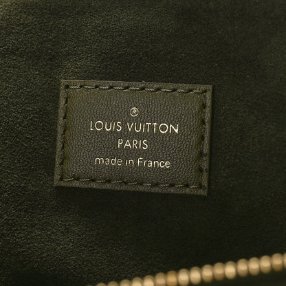 Louis Vuitton Lambskin Embossed Monogram Coussin MM Khaki 8 of 10