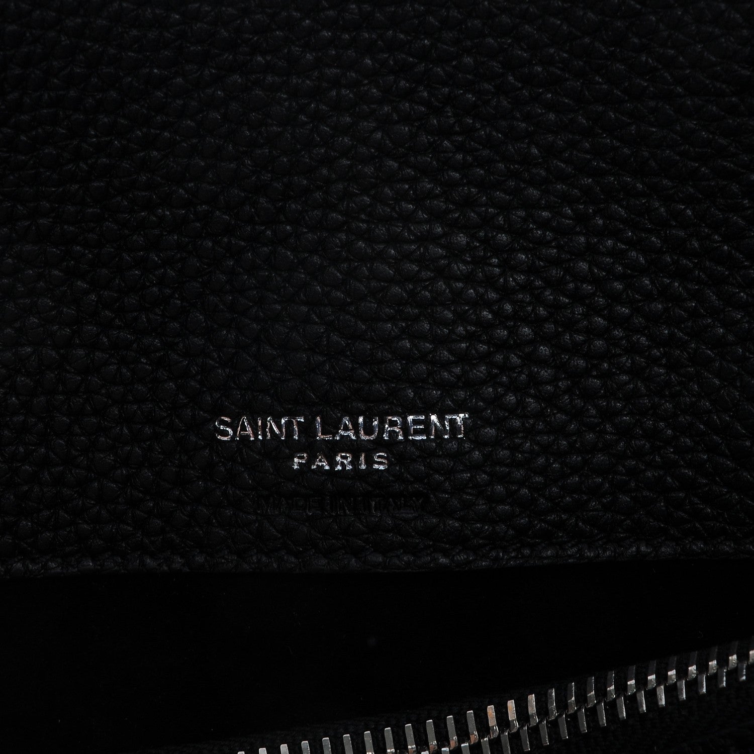 Saint Laurent Grained Calfskin Baby Sac De Jour Black 6 of 6