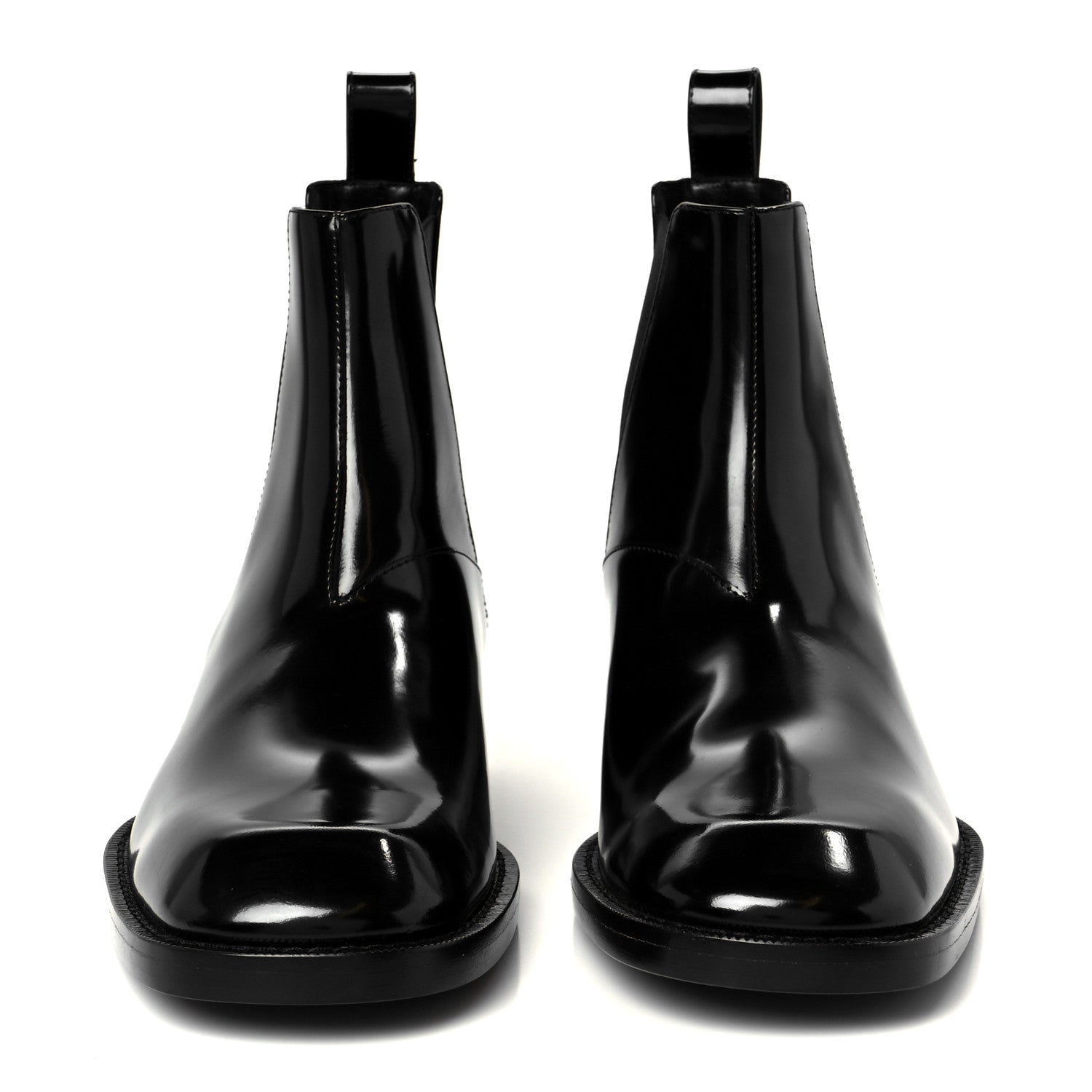 Saint Laurent Vitello Moet Mens Vadim 25 Booties 39 Black 3 of 10