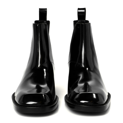 Saint Laurent Vitello Moet Mens Vadim 25 Booties 39 Black 3 of 10
