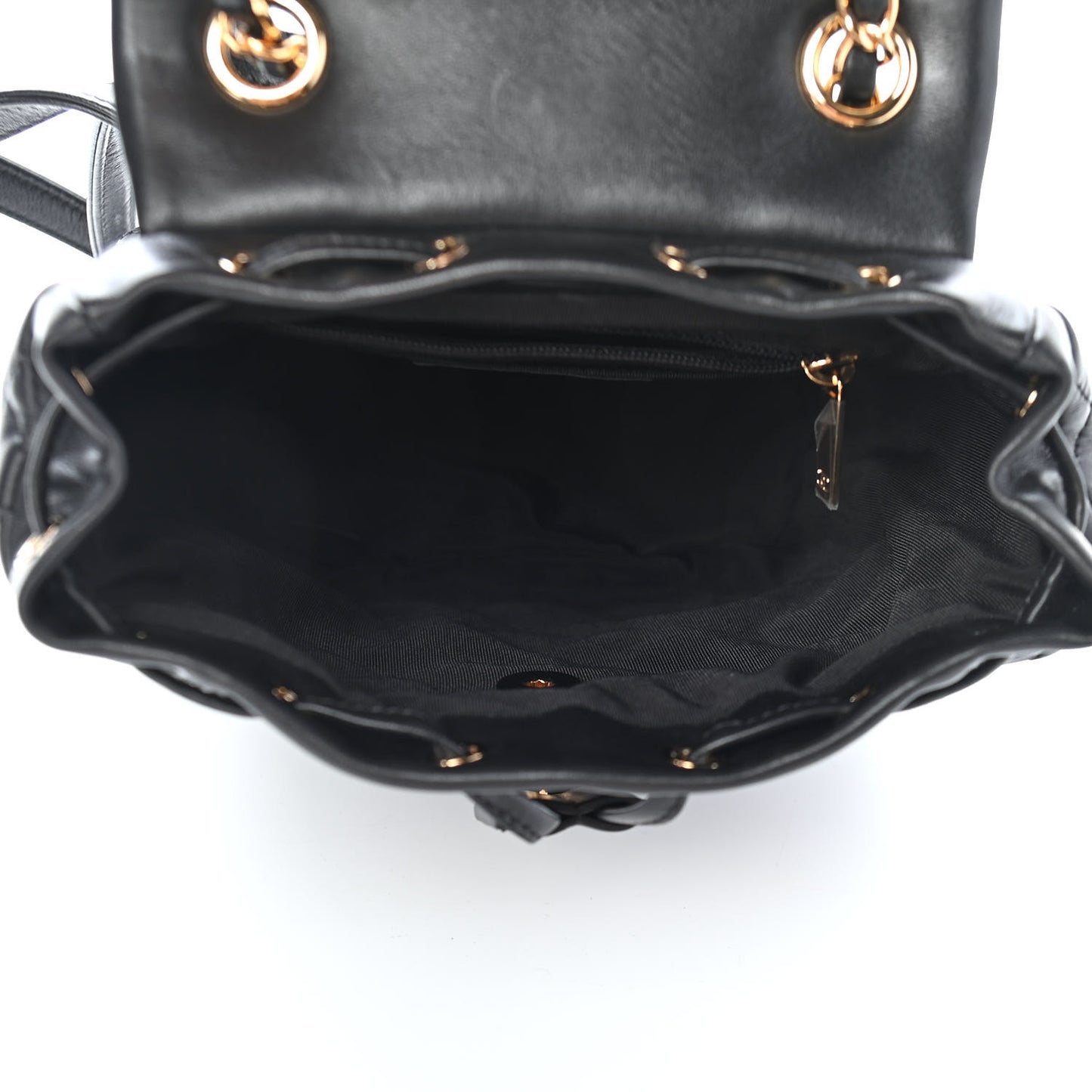 Lambskin Quilted Mini Urban Spirit Backpack Black