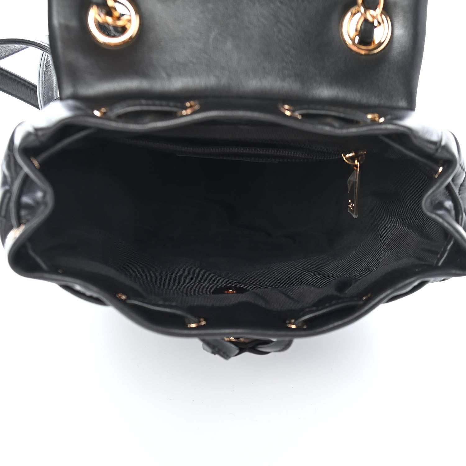 Chanel Lambskin Quilted Mini Urban Spirit Backpack Black 4 of 8