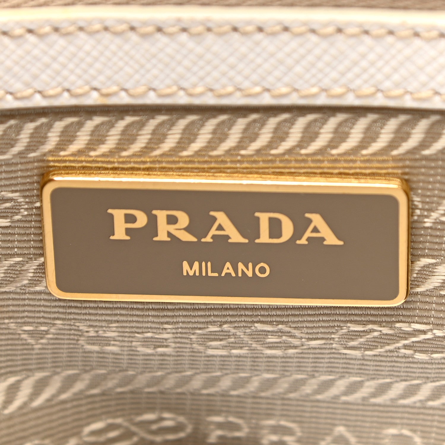 Prada Saffiano Lux Small Galleria Double Zip Tote White 6 of 17