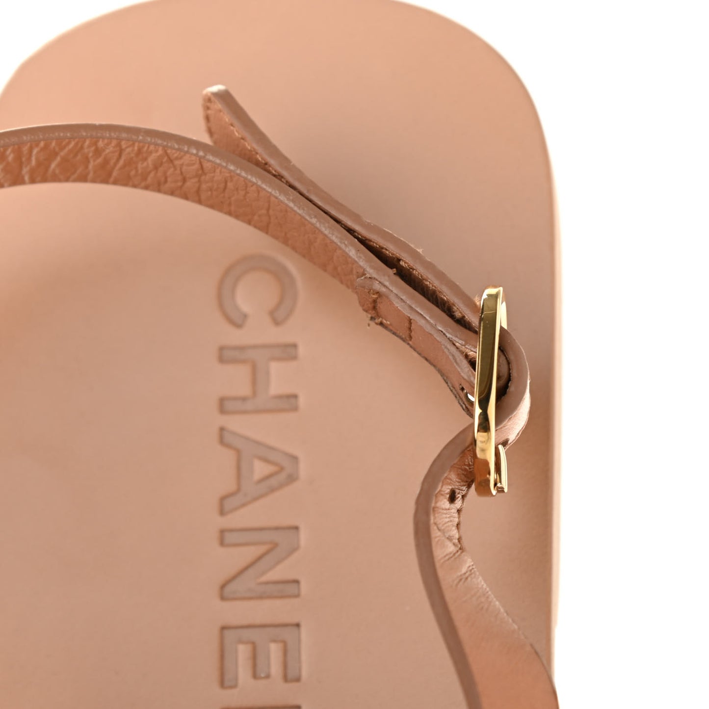 Goatskin CC Sandals 37 Brown