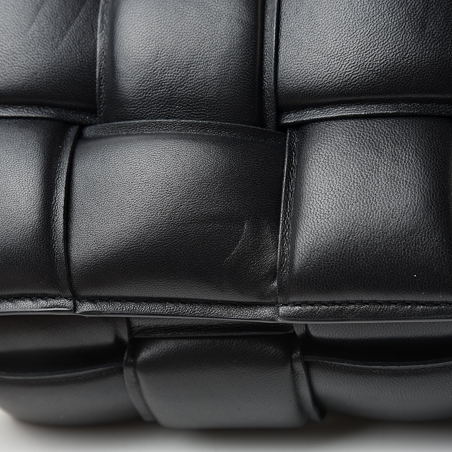 Bottega Veneta Paper Calfskin Maxi Intreccio Padded Cassette Crossbody Bag Black 13 of 13
