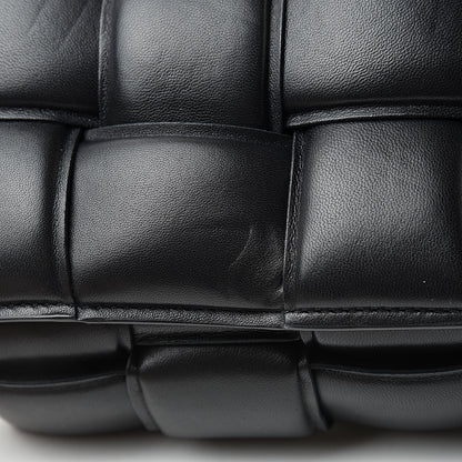 Bottega Veneta Paper Calfskin Maxi Intreccio Padded Cassette Crossbody Bag Black 13 of 13