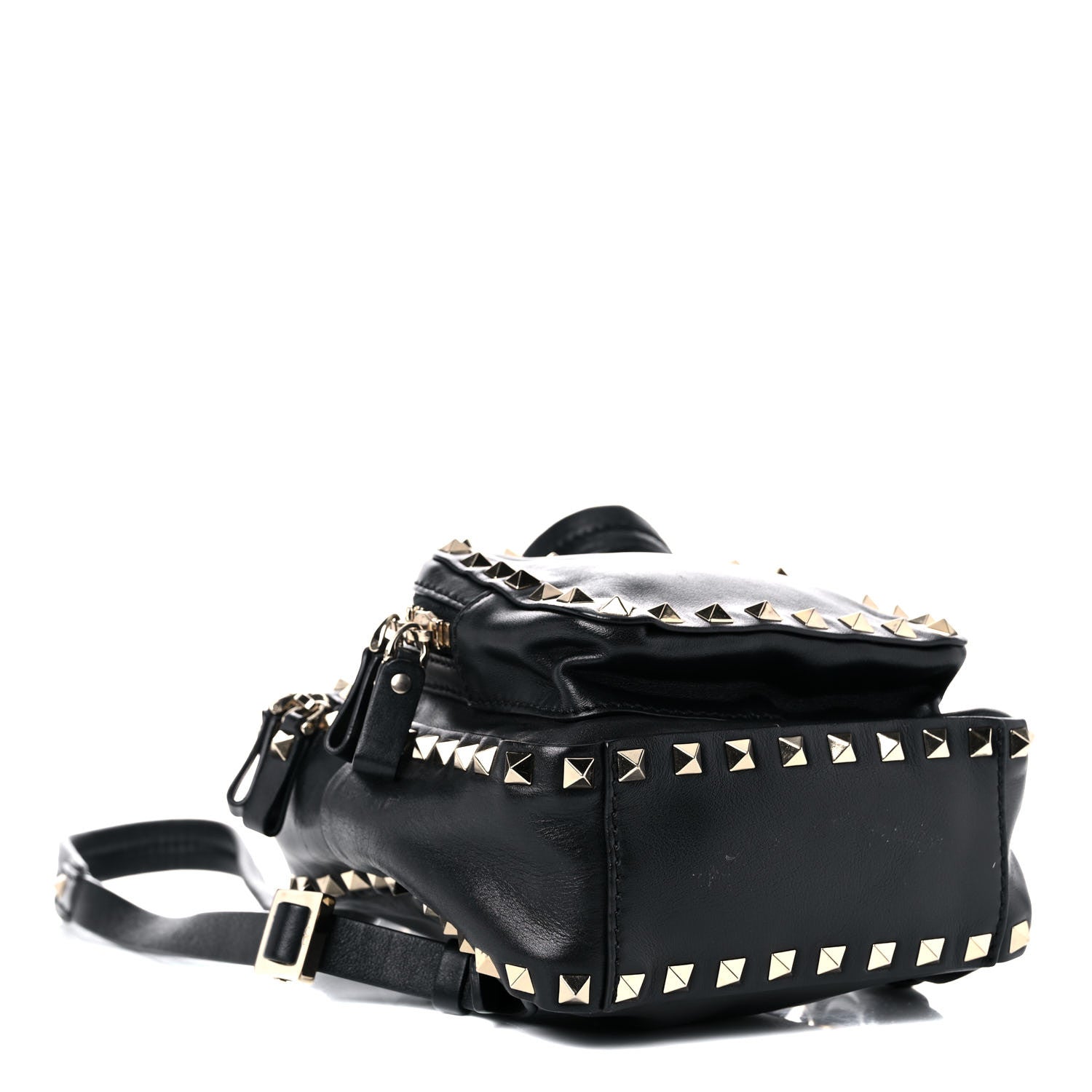 Valentino Garavani Calfskin Mini Rockstud Backpack Black 4 of 12