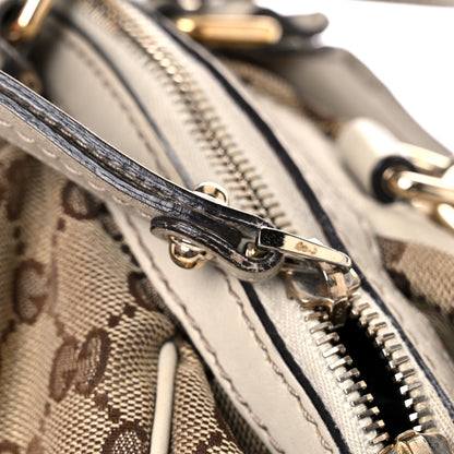 Gucci Monogram Medium Sukey Boston Off White 23 of 44
