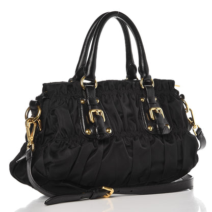 Prada Tessuto Nylon Gaufre Tote Black 28 of 34