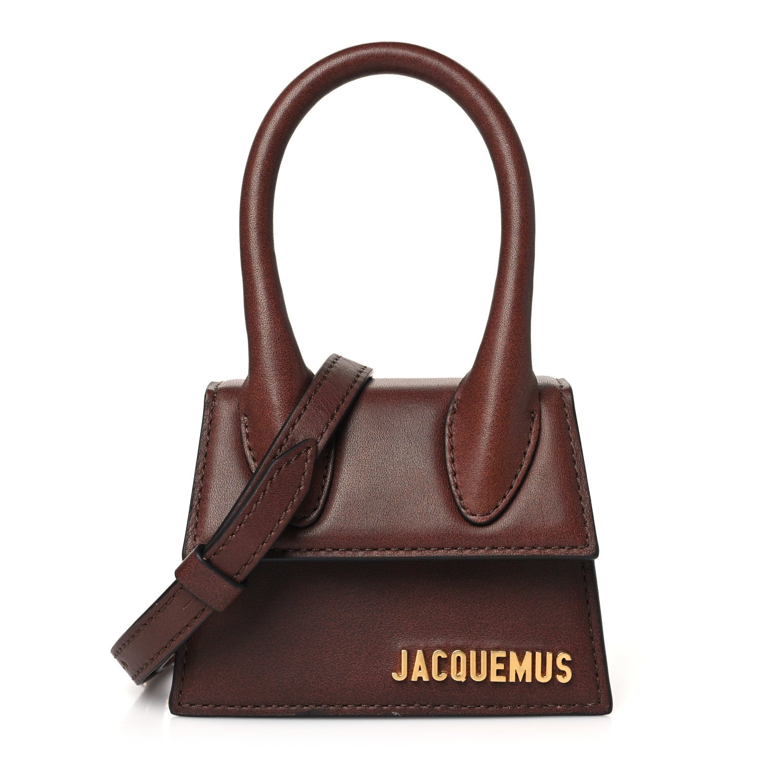 Jacquemus Smooth Calfskin Le Chiquito Dark Brown 1 of 9