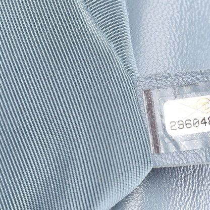 Chanel Goatskin Quilted Medium 19 Flap Blue 9 of 11