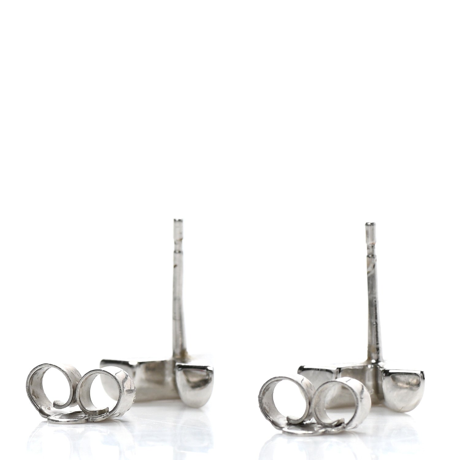 Louis Vuitton Essential V Stud Earrings Silver 3 of 4