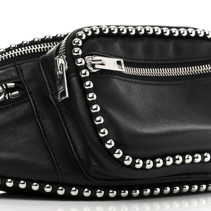 Alexander Wang Lambskin Attica Studded Belt Bag Black 8 of 9