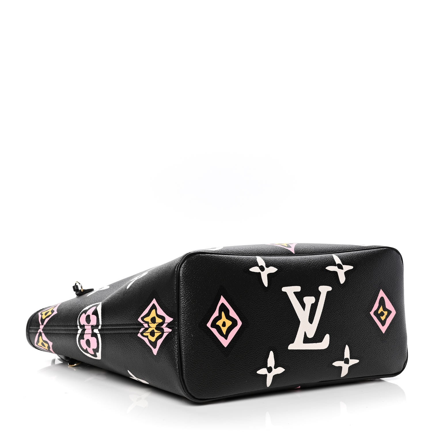 Louis Vuitton Monogram Giant Wild At Heart Neverfull MM Black 3 of 4