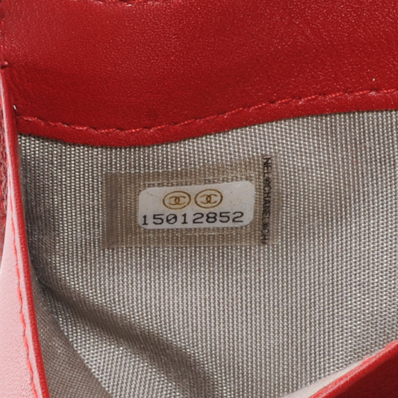 Chanel Caviar Yen CC Wallet Red 9 of 9