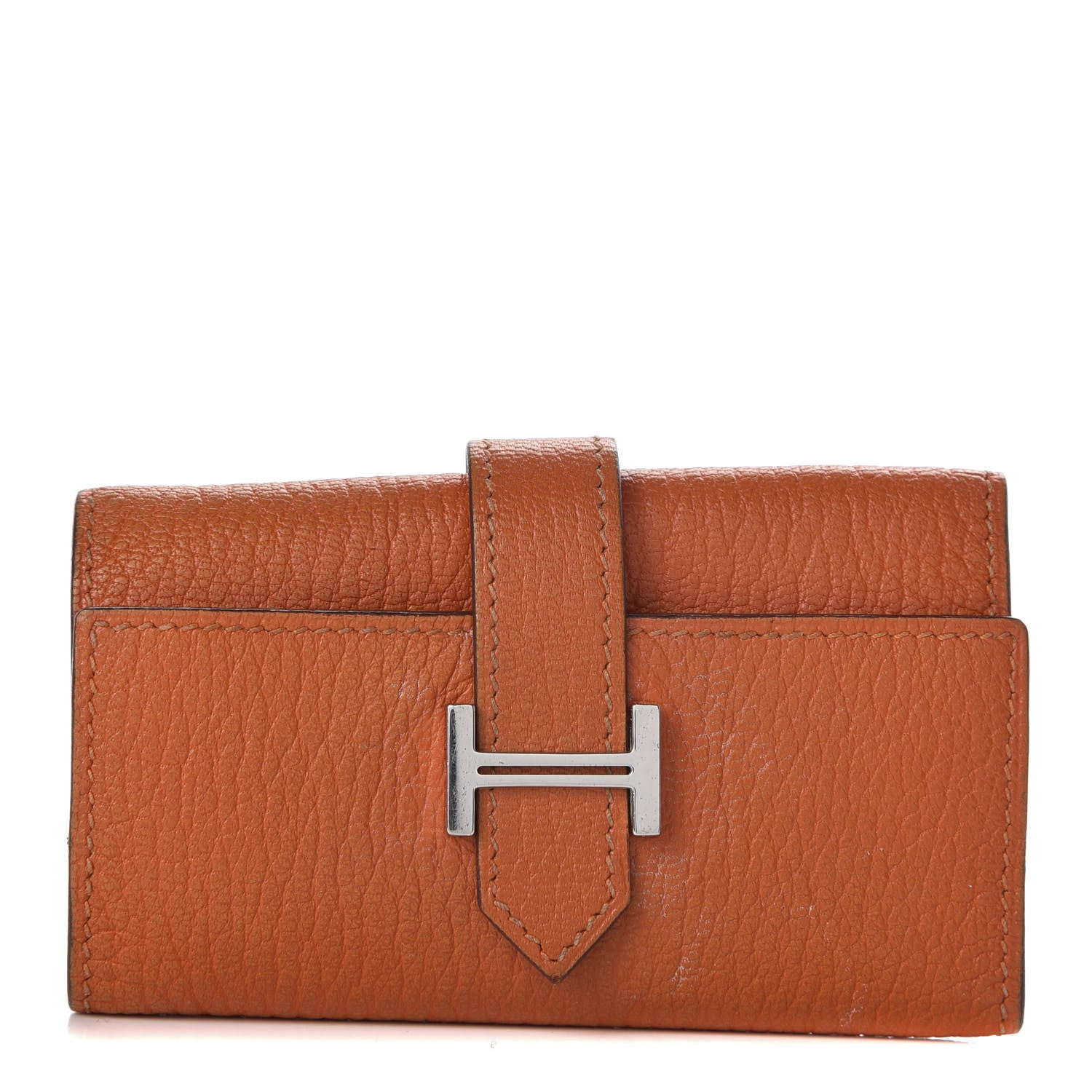 Hermes Chevre Mysore Bearn Multicles 6 Key Holder Orange 1 of 7