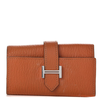 Hermes Chevre Mysore Bearn Multicles 6 Key Holder Orange 1 of 7