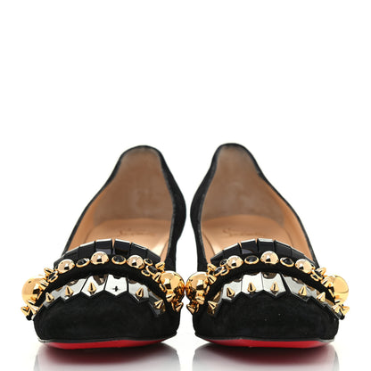 Christian Louboutin Veau Velours Patent Oxacana 45 Pumps 39.5 Black 2 of 4