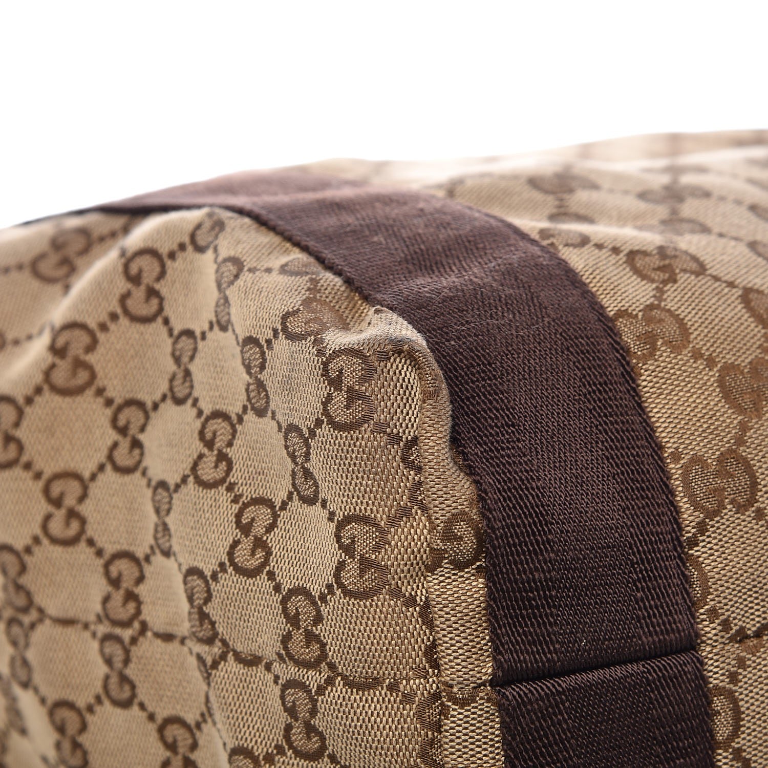 Gucci GG Monogram Medium Web Handle Vertical Tote Dark Brown 10 of 13