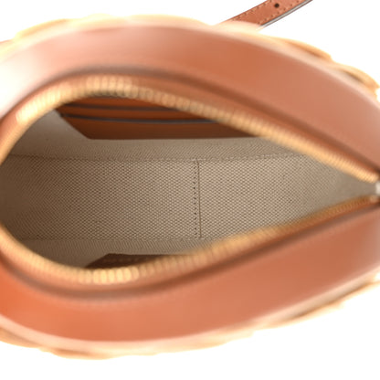 Valentino Garavani Canvas Calfskin Atelier 03 Rose Edition Round Crossbody Bag Natural 5 of 10