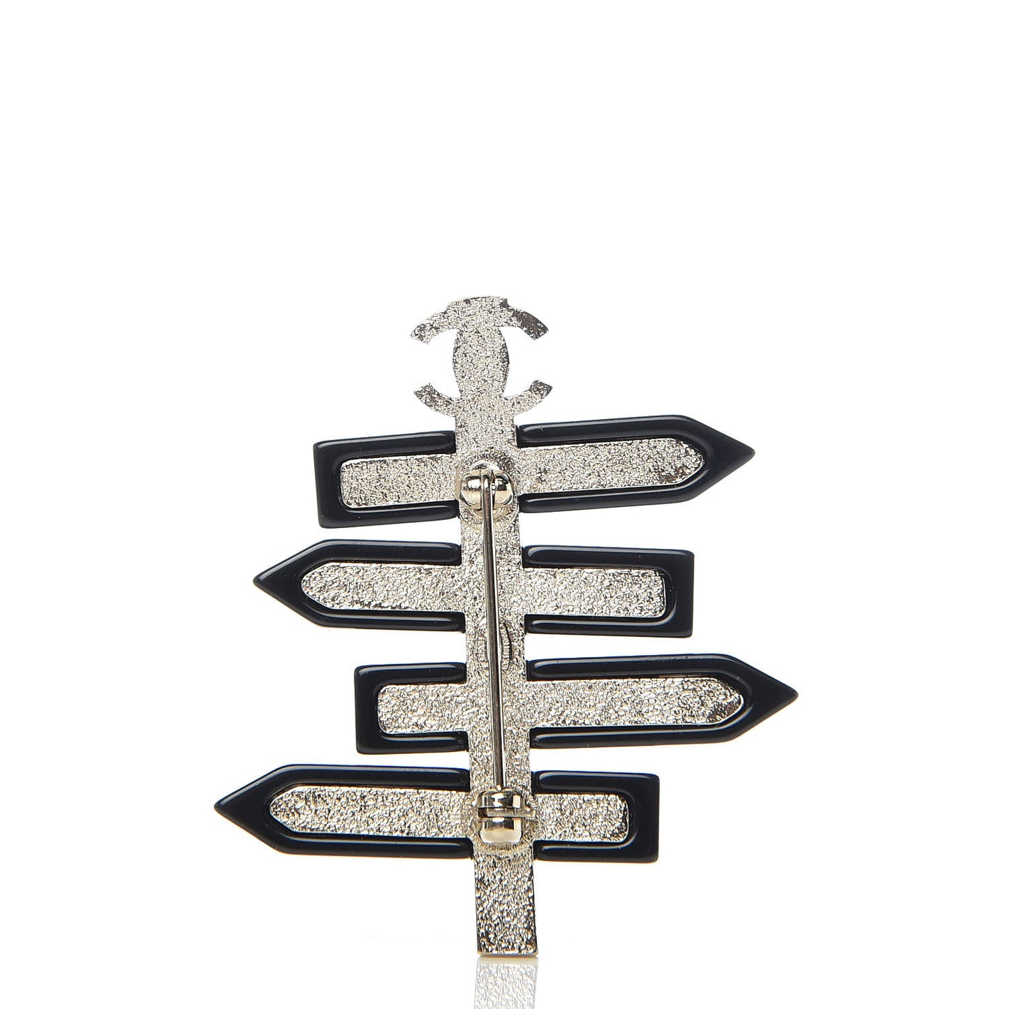 Resin By The Sea Sign Brooch Multicolor