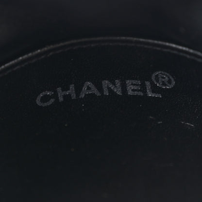 Chanel Lambskin Chocolate Bar Kisslock Frame Clutch Black 6 of 9