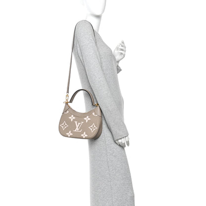 Louis Vuitton Empreinte Monogram Giant Bagatelle NM Tourterelle Creme 2 of 9