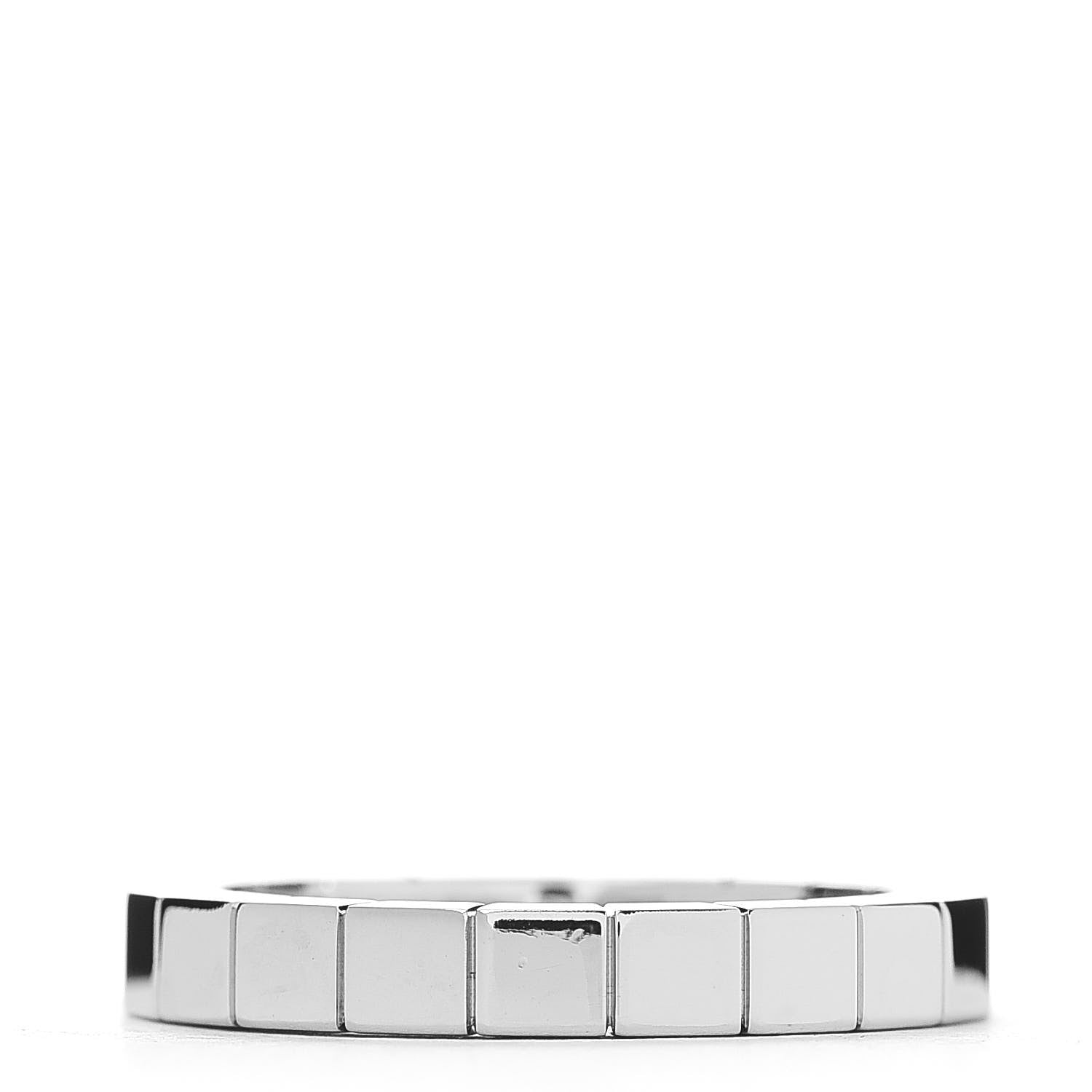 Cartier 18K White Gold Lanieres Ring 51 5.75 3 of 5