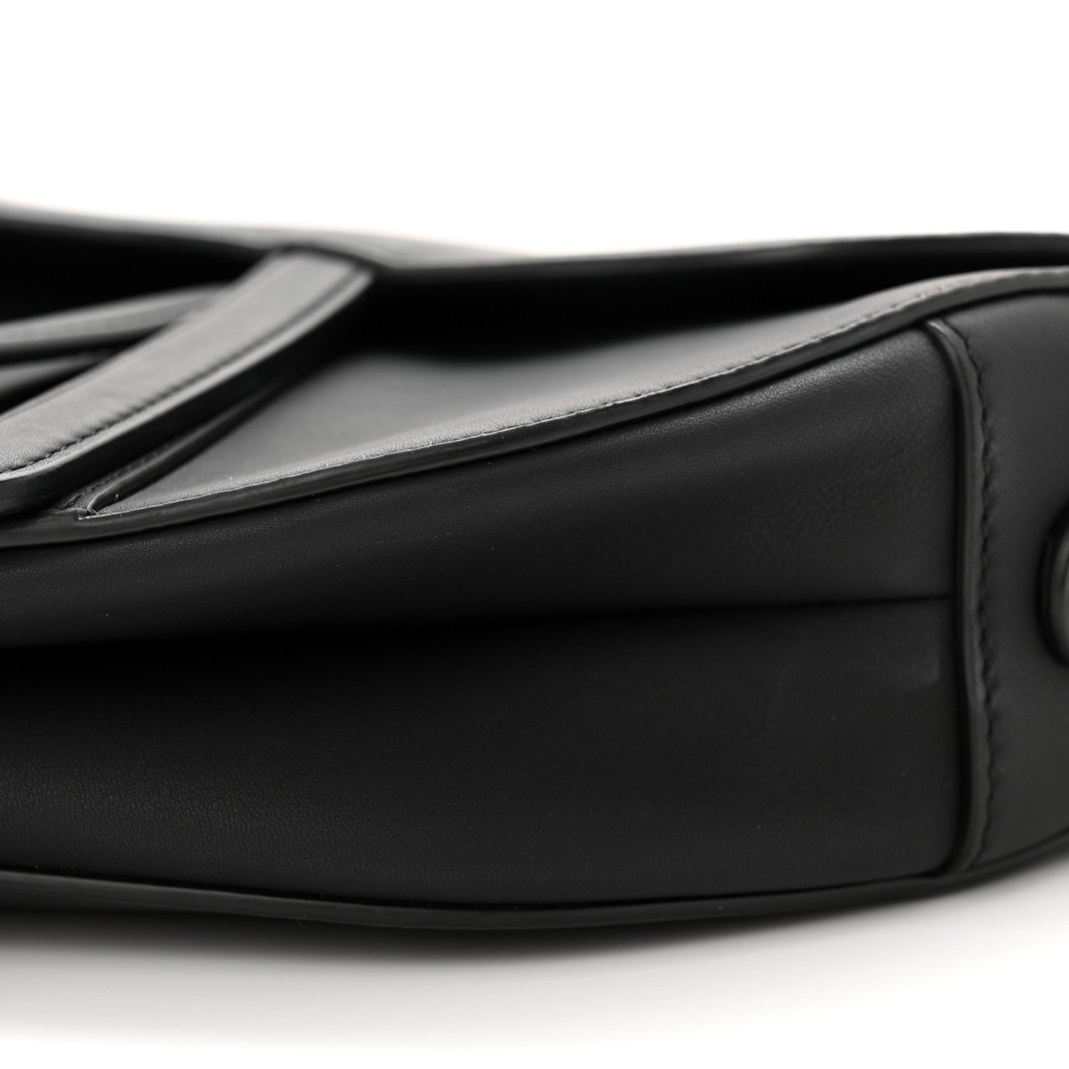 Christian Dior Ultra Matte Calfskin Saddle Bag Black 10 of 13